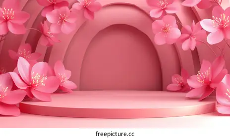 pink podium