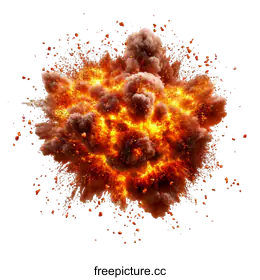 powerful explosion