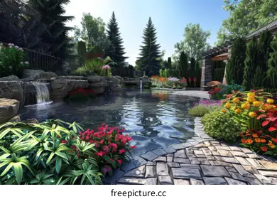 Garden landscape design