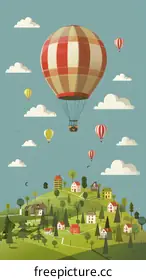 hot air balloon
