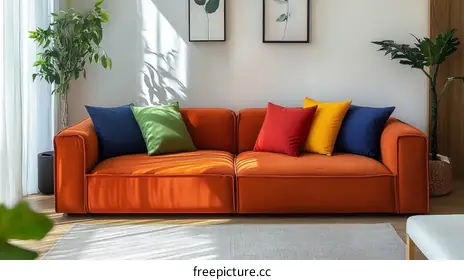 colorful cushions