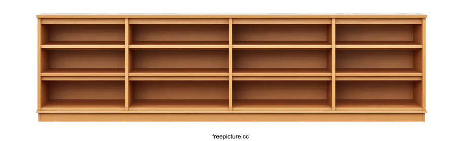 empty shelves