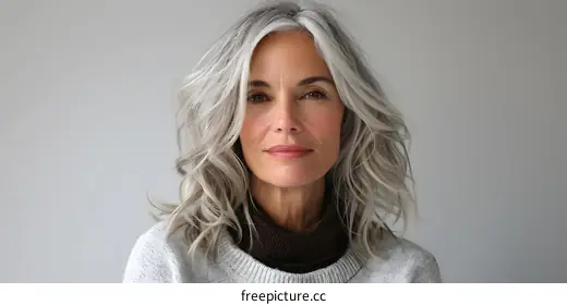 gray hair