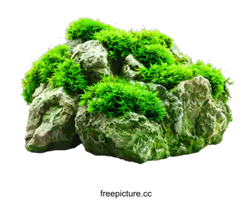 green moss