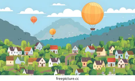 hot air balloon
