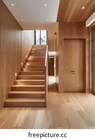 wood stairs