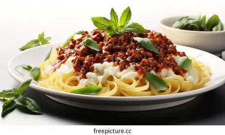 spaghetti with tomato sauce