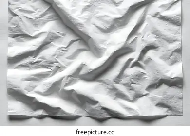 crumpled