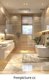 luxury bathroom