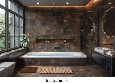 modern bath