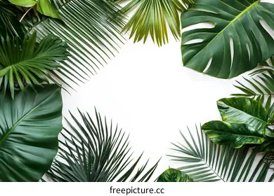 tropical leaves