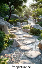 dry landscape garden