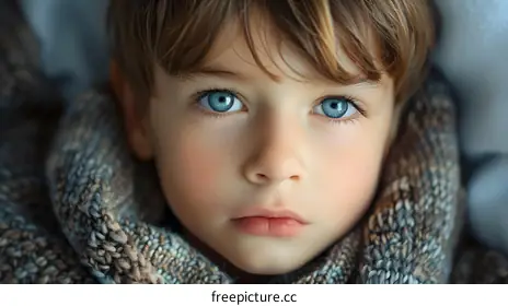 caucasian child