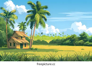 tropical house