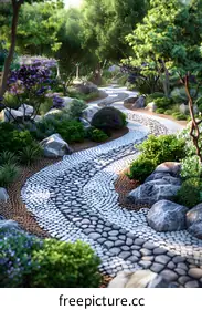 Garden landscape design renderings