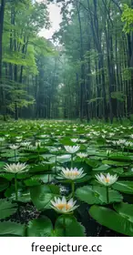 water lilies
