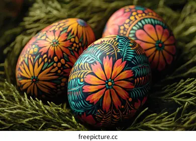 painted eggs