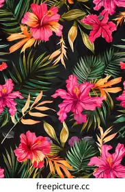 tropical flowers