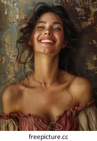 woman smile