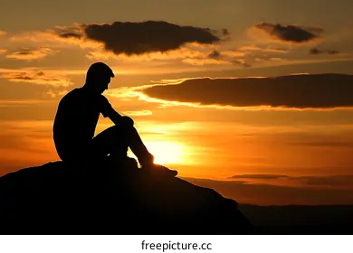 silhouette photography