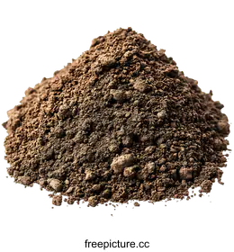 brown soil