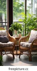 wicker chairs