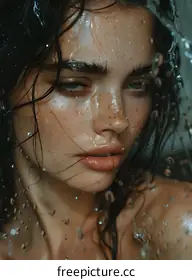 wet hair