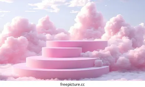 pink clouds