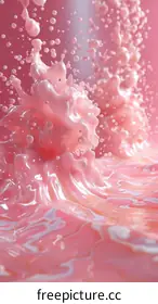 pink liquid
