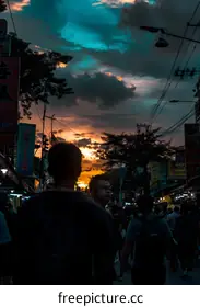 silhouette photography