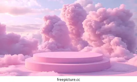 pink clouds