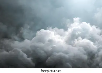 fluffy clouds