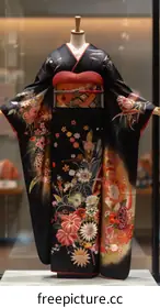black kimono