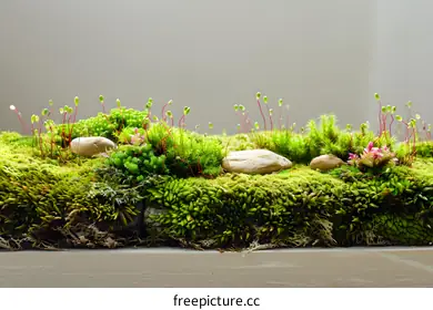 green moss