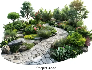Garden landscape design