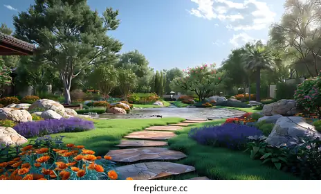 Garden landscape design