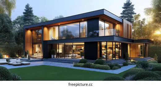 modern home