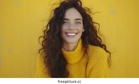 yellow sweater