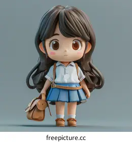 Japanese school girl