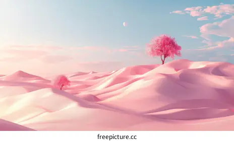 pink sky