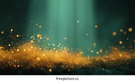 golden particles