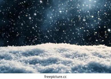 falling snow