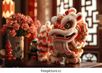 Lion Dance Costume