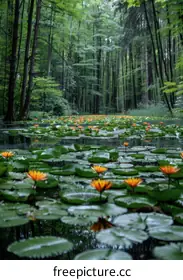 water lilies