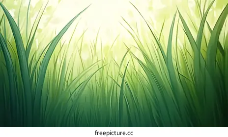 green grass