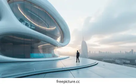 futuristic city