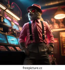 cat in business suit