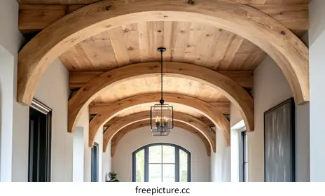 wooden beams