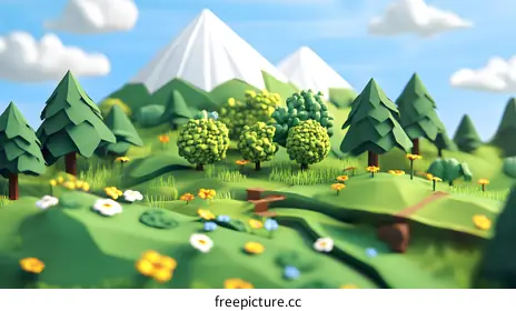 low poly