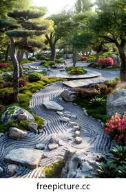 dry landscape garden